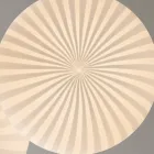 Lampă cu suspendare din sticlă albă cu design filigran ascuțit - rulotă Viadurini