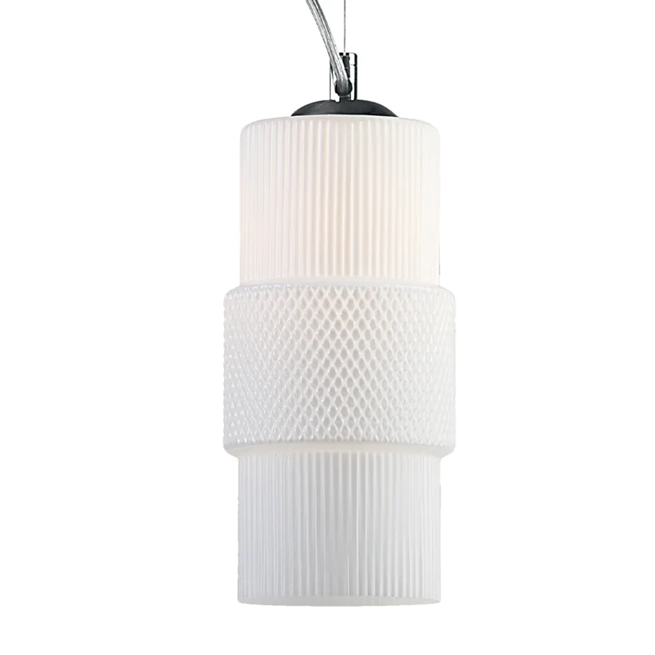 Lampa cu suspendare din sticla suflata manual la Venetia 15 cm - Satomi Viadurini