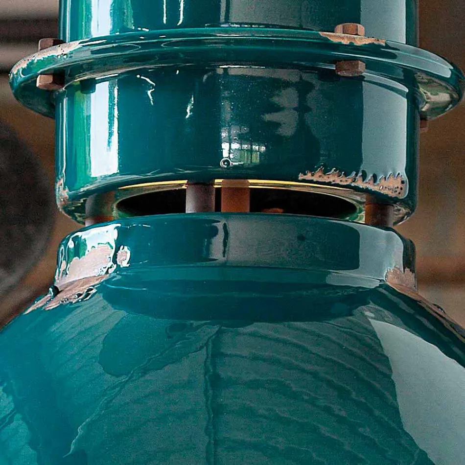 lampă de suspensie industriale de design artizanale Katie Viadurini