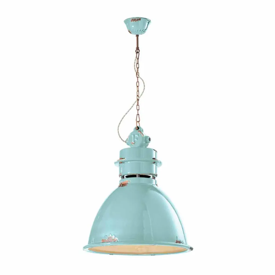 lampă de suspensie industriale de design artizanale Katie Viadurini