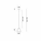 lumina de perete industriale Fier Loft Mini Il Fanale Viadurini