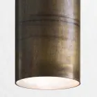 Lampa industriale suspensie Ø 10 cm Sunflowers Il Fanale Viadurini