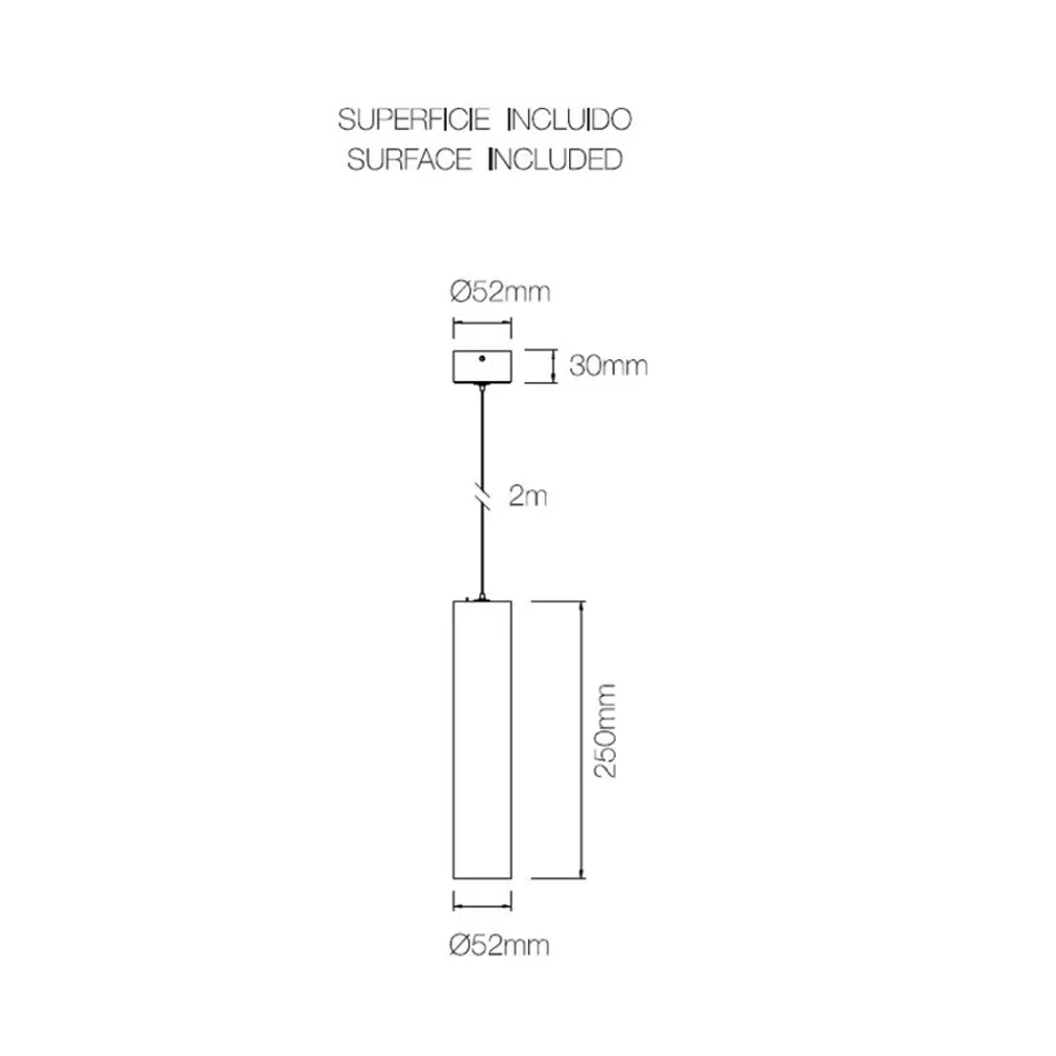 Lampa cu Suspensie Led 7W din Aluminiu Alb sau Negru Mat - Rebolla Viadurini