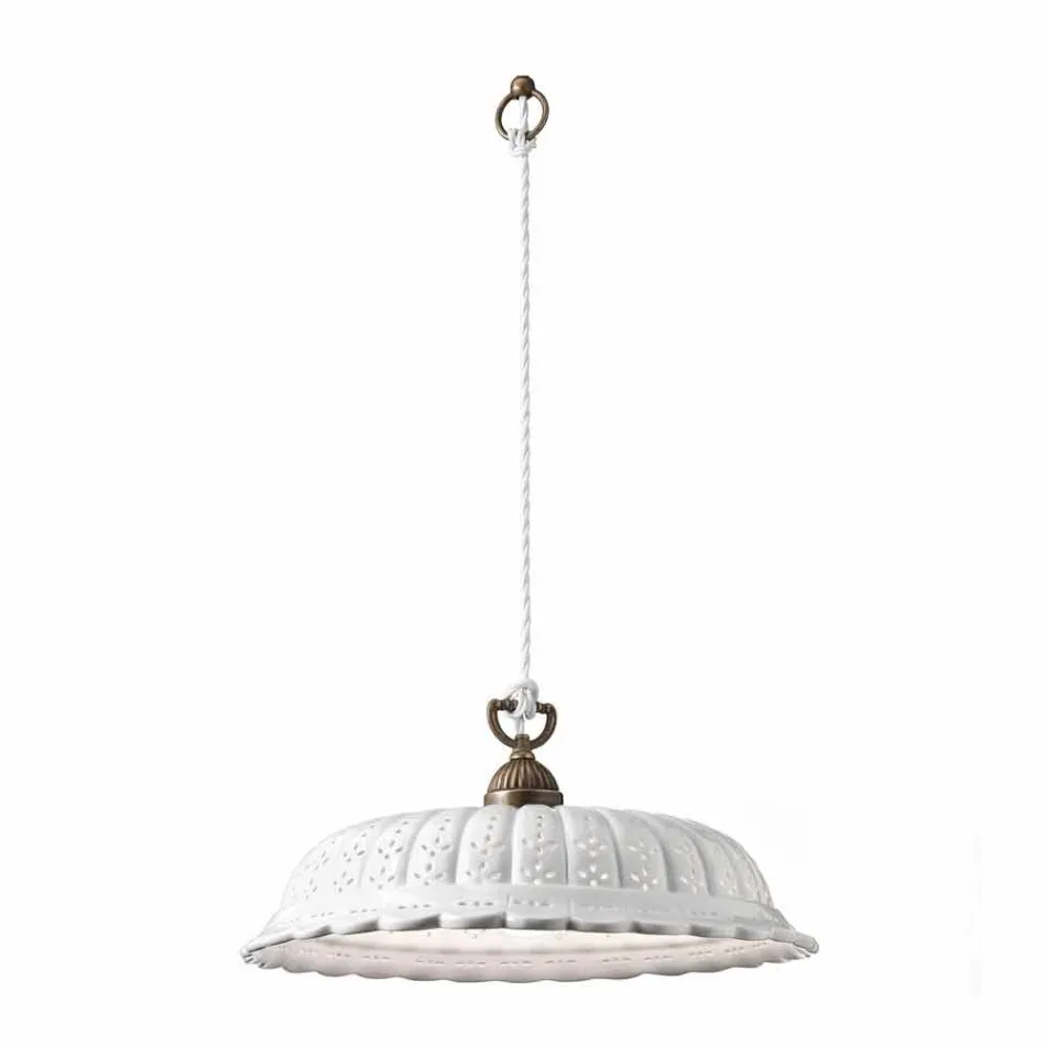 libertatea pandantiv lampa ceramica Ø42 Anita Il Fanale Viadurini