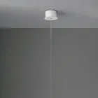 Lampă cu suspendare modernă cu lumină LED din metal vopsit - zada Viadurini