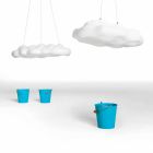 Lampă suspendată în aer liber din plastic design plastic - Nefos de Myyour Viadurini