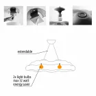 Lampă suspendată în aer liber din plastic design plastic - Nefos de Myyour Viadurini