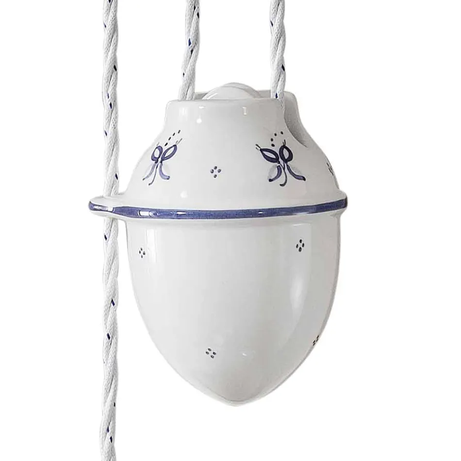 Sus and Down Suspensie din Ceramica Decorata 2 Marimi - Asti Viadurini