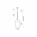 Lampa de suspensie stil industrial Quadro Il Fanale Viadurini