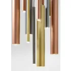 Lampă suspendată modernă tubulară cu cablu flexibil - Tubò Aldo Bernardi Viadurini