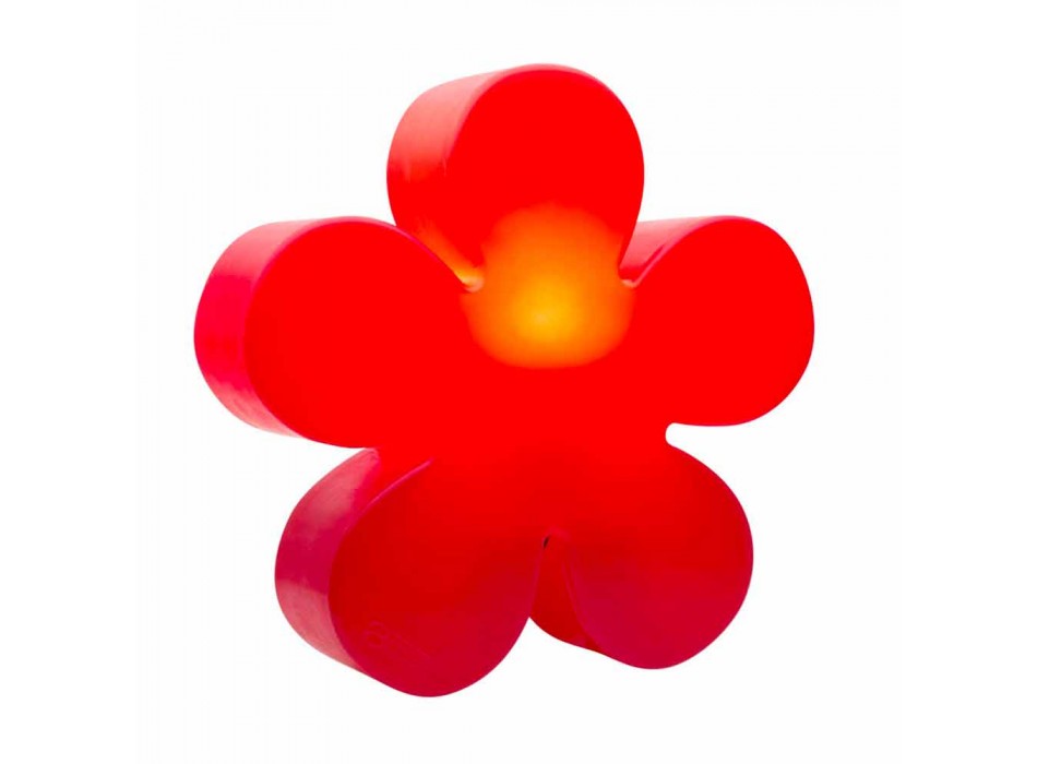 Lampă de masă pentru interior sau exterior Design modern Floare colorată - Fiorestar Viadurini