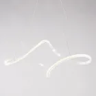 Lampă din sticlă și metal lucrată manual, fabricată în Italia, pentru living și dormitor - Pictor Viadurini