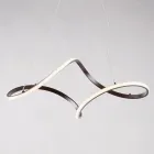 Lampă din sticlă și metal lucrată manual, fabricată în Italia, pentru living și dormitor - Pictor Viadurini