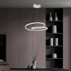 Lampă din sticlă și metal lucrată manual pentru interioare elegante – Hubble Viadurini