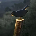 Lampa de masa din maiolica toscana emailata Made in Italy - Uccellino Viadurini