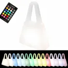 Lampă de masă din plastic alb de design modern pentru interior - Borsastar Viadurini