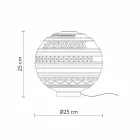 Lampă de masă din sticlă satinată albă și metal Design modern - Morse Viadurini