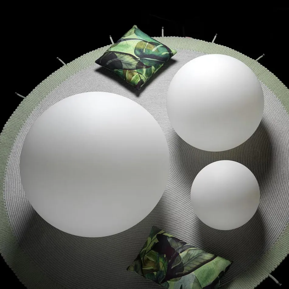 Calipso - Lampă de exterior cu două surse de alimentare fabricată în Italia Viadurini
