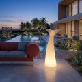 Coda - Lampă de exterior bicoloră din polietilenă fabricată în Italia