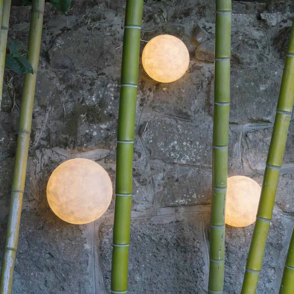 Lampă exterioară montată pe perete In-es.artdesign A. Moon Out în nebulită Viadurini