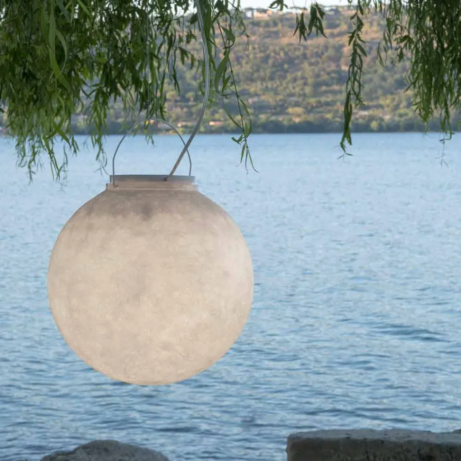 Lampă de suspensie în exterior In-es.artdesign Luna Afară în nebulită Viadurini