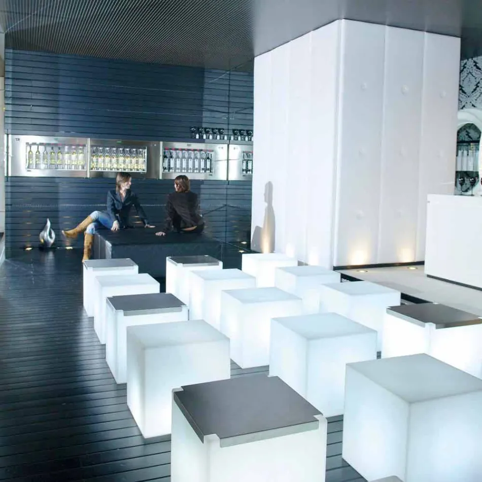 Bright Slide Cube design lampă produsă în Italia Viadurini