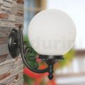 Lampa de exterior din Aluminiu cu Sfera Acrilica Opal - Trovaantracit