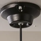 Lampă de exterior în majolică și metal fabricat în Italia - Toscot Battersea Viadurini