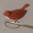 Lampa de exterior din maiolica toscana emailata Made in Italy - Uccellino Viadurini