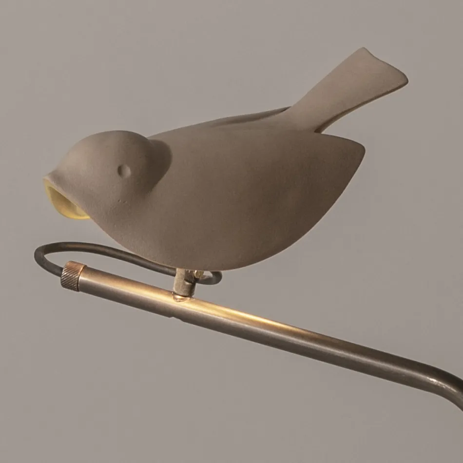 Lampa de exterior din maiolica toscana emailata Made in Italy - Uccellino Viadurini