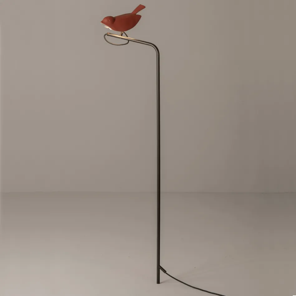 Lampa de exterior din maiolica toscana emailata Made in Italy - Uccellino Viadurini