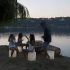 Nebulita în aer liber lampă In-es.artdesign Bin F Nebuloasă Pământ Viadurini