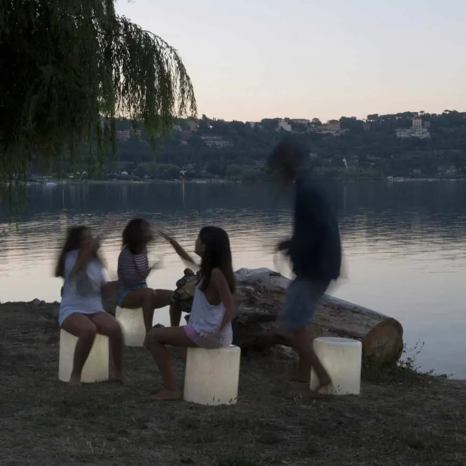 Nebulita în aer liber lampă In-es.artdesign Bin F Nebuloasă Pământ Viadurini