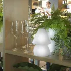 Lampa de exterior din polietilena LED RGB Made in Italy - Marisol Viadurini