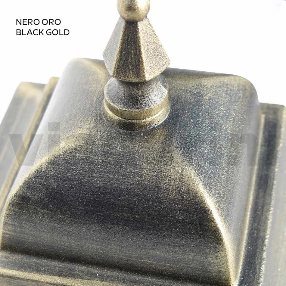 Lampa de exterior din sticla si aluminiu in 5 finisaje diferite - Alchemist Viadurini