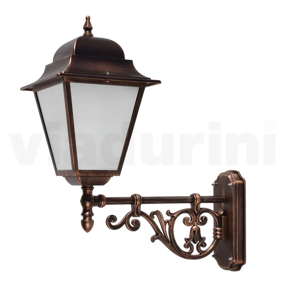 Lampa de exterior din sticla si aluminiu in 5 finisaje diferite - Alchemist Viadurini