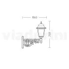 Lampa de exterior din sticla si aluminiu in 5 finisaje diferite - Alchemist Viadurini