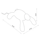 Lampă de exterior reîncărcabilă și reglabilă la atingere - Turtle Viadurini