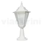 Lampă de exterior vintage din aluminiu alb Made in Italy - Terella Viadurini