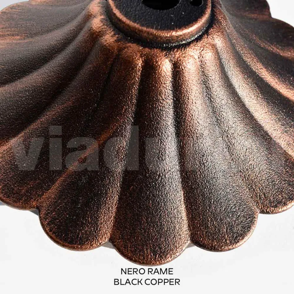 Lampa de gradina cu 2 Lumini Acrilice si Structura din Aluminiu - Trovanero Viadurini