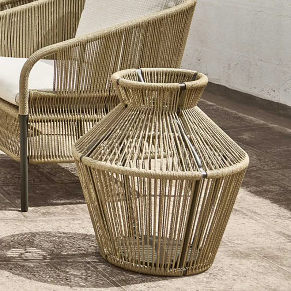 Lampa de gradina din fibra si aluminiu Made in Italy - Cricket by Varaschin Viadurini