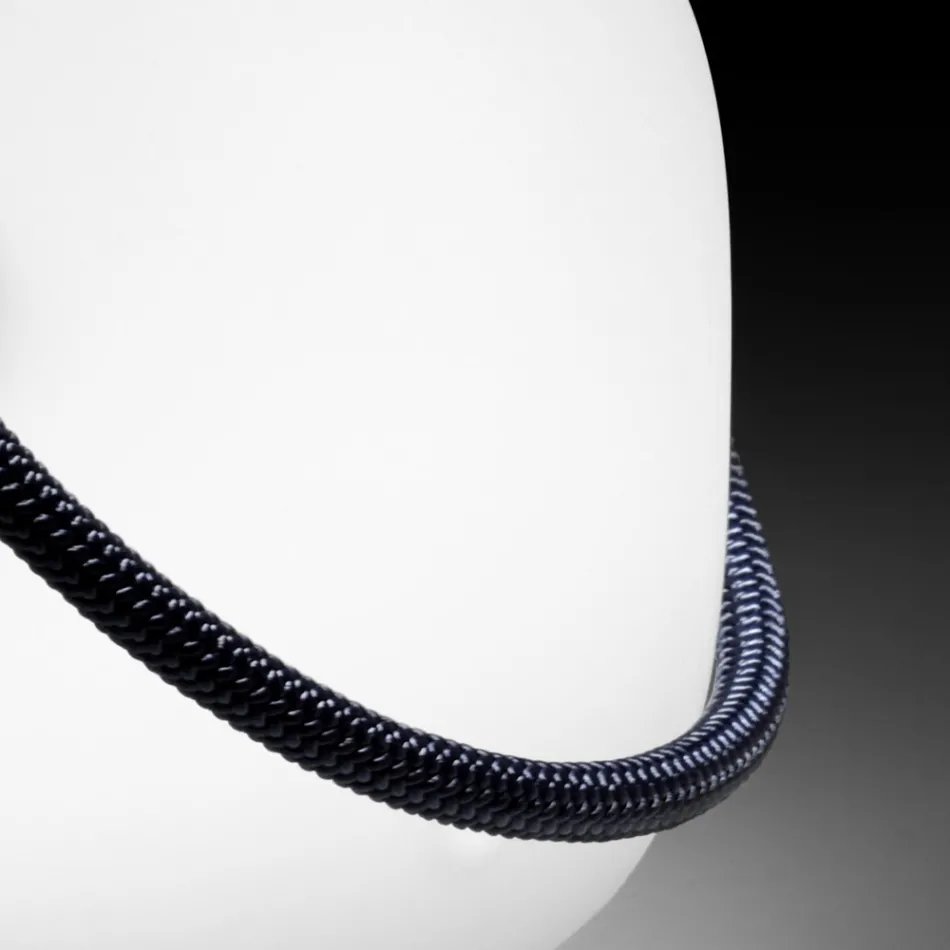 Lampă de grădină din polietilenă cu mâner Made in Italy - Galicia Viadurini