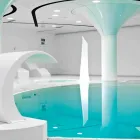 Lumină albă Prisma Slide Manhattan strălucitor alb realizată în Italia Viadurini