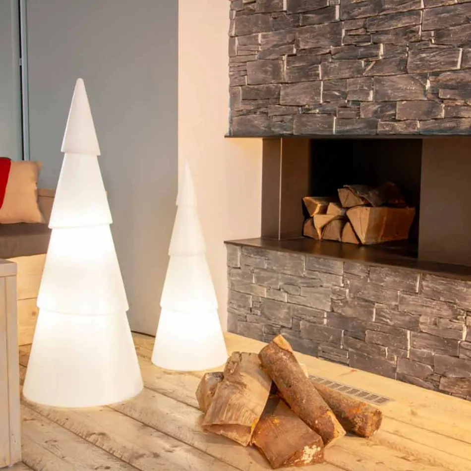 Lampă de interior sau exterior din plastic alb, roșu sau verde - Alberostar Viadurini