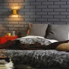 lampă de perete modern din alamă și inox Ø11xh.11xsp.12 cm Bernadet Viadurini