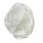 lampa de perete perla de design modern, de culoare albă, cu diametrul de 28 cm, Lena Viadurini