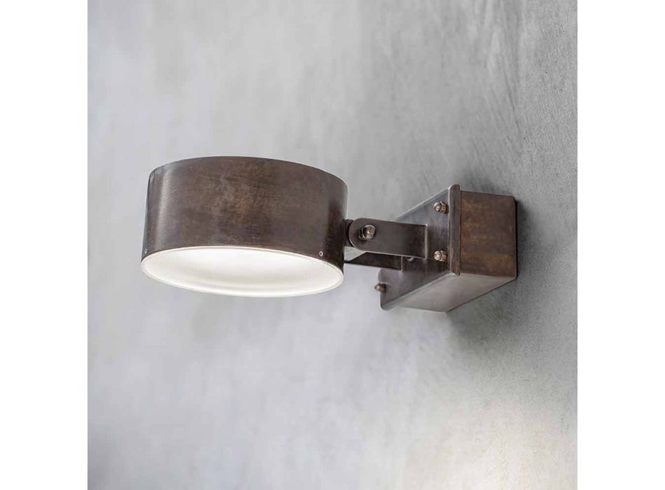 Lampa de perete din alamă fabricată în Italia - Acelum Aldo Bernardi Viadurini