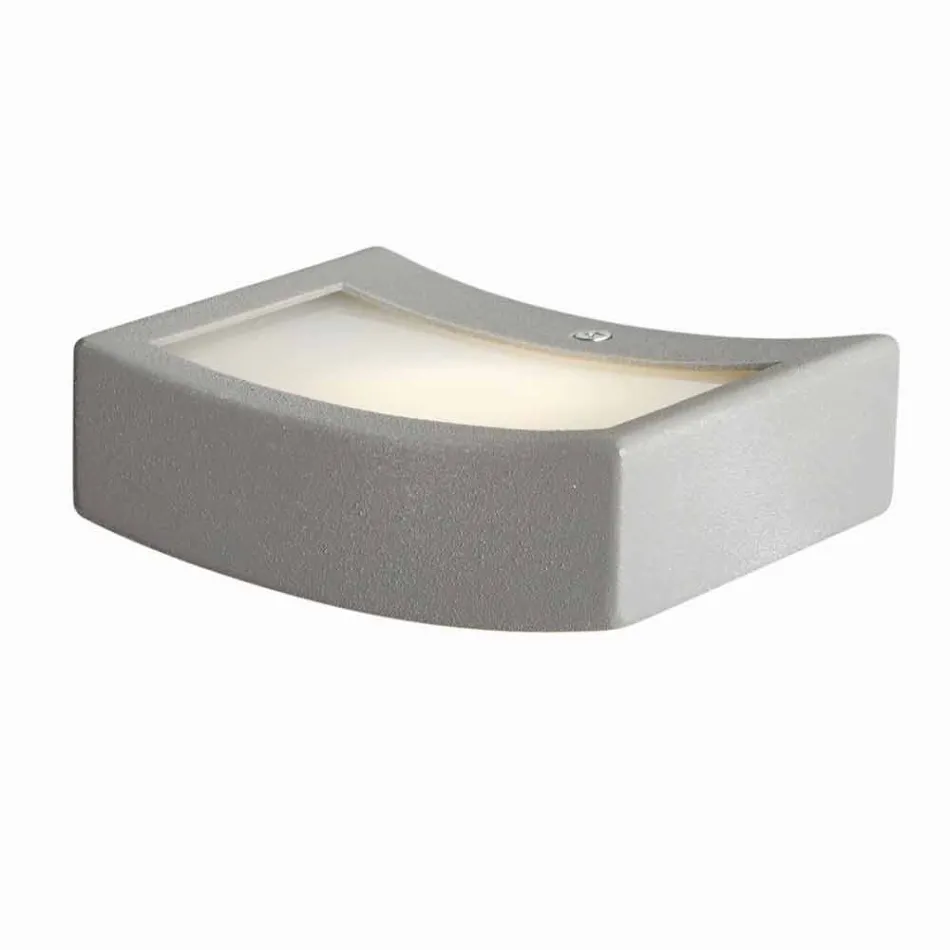 Lampa de perete moderne din oțel de proiectare Ø13xh.3,5xsp.10 cm Osea Viadurini