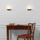 Lampa de perete moderne din oțel de proiectare Ø13xh.3,5xsp.10 cm Osea Viadurini
