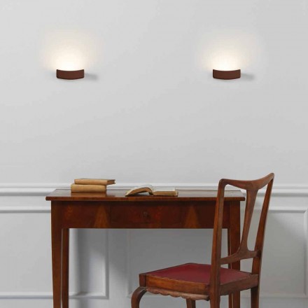 Lampa de perete moderne din oțel de proiectare Ø13xh.3,5xsp.10 cm Osea Viadurini